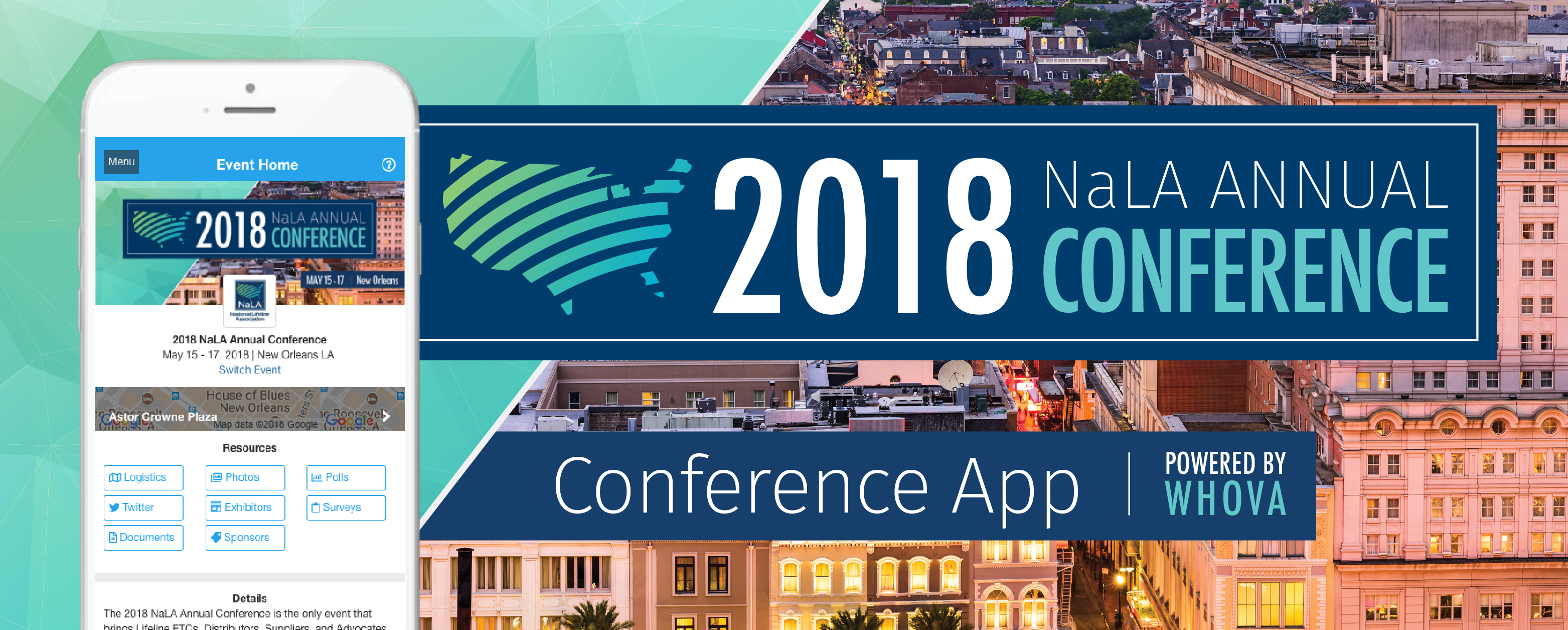 NEW: 2018 NaLA Conference App, Powered by Whova