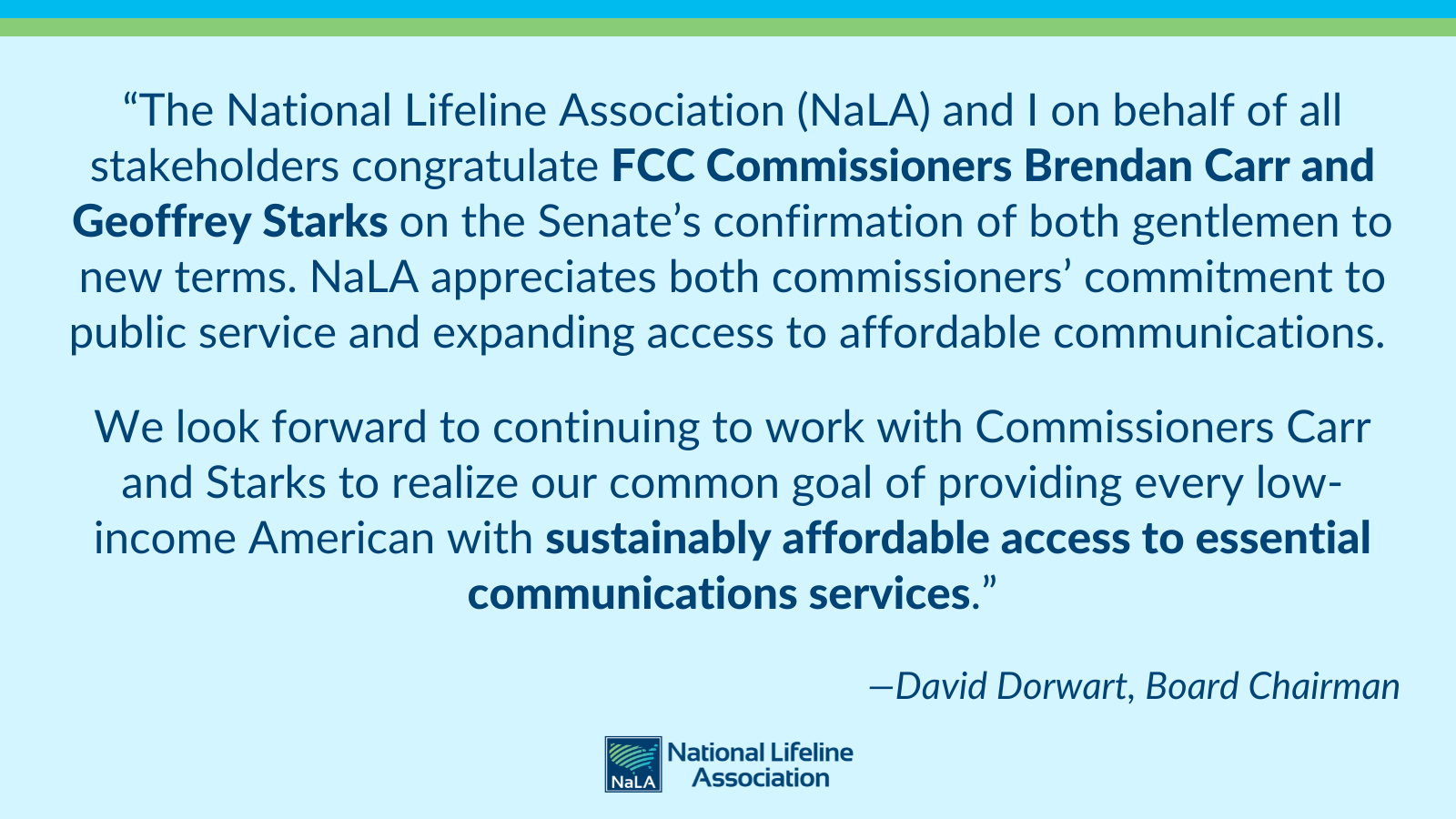 NaLA Applauds FCC Commissioners Carr and Starks Reconfirmation